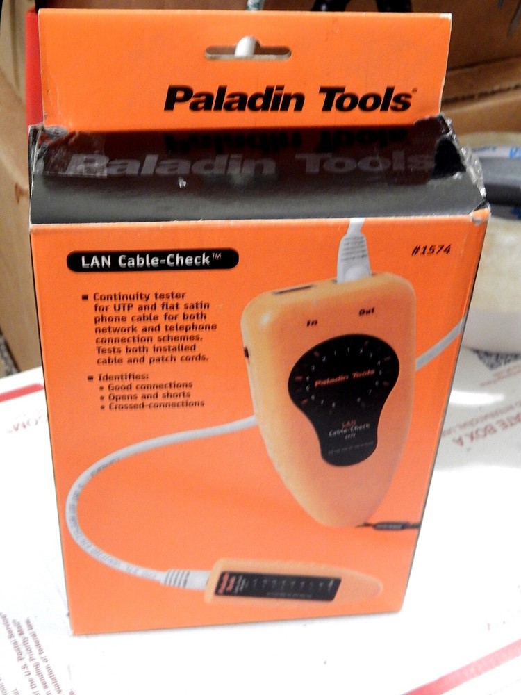 Paladin Tools Data/link ID & Cable Check #1574 - NOS.