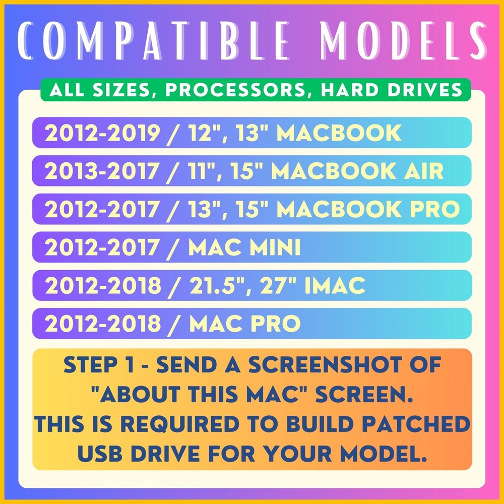 *P* MacOS BIG SUR Bootable USB UPGRADE for Old UNSUPPORTED APPLE MAC PRO MODELS