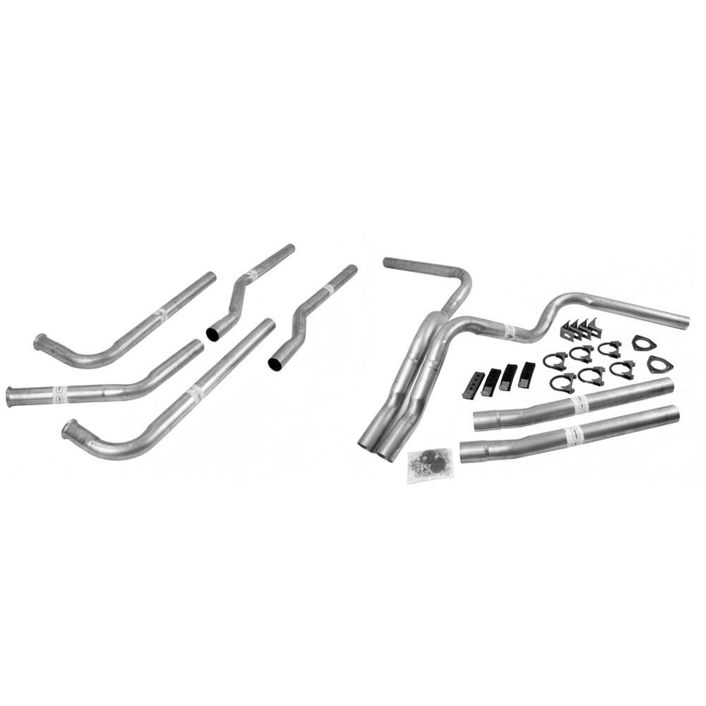 Dynomax 2.25" Header-Back Exhaust System, Aluminized Steel; 89006