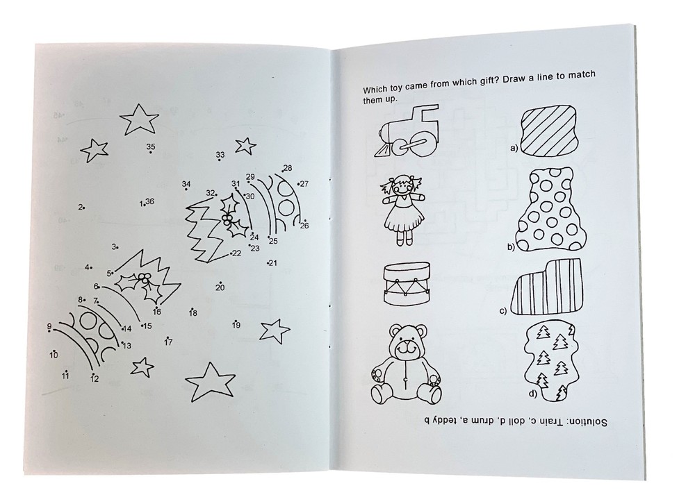Mini Christmas Sticker Activity Books 1