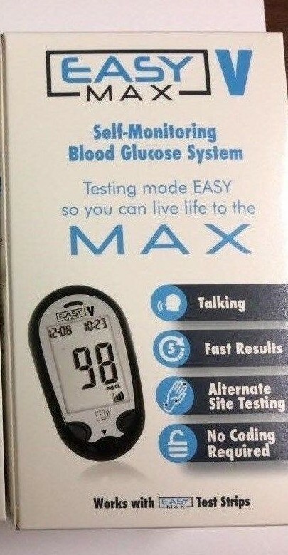 EASYMax Blood Glucose monitoring Talking system No Coding Great