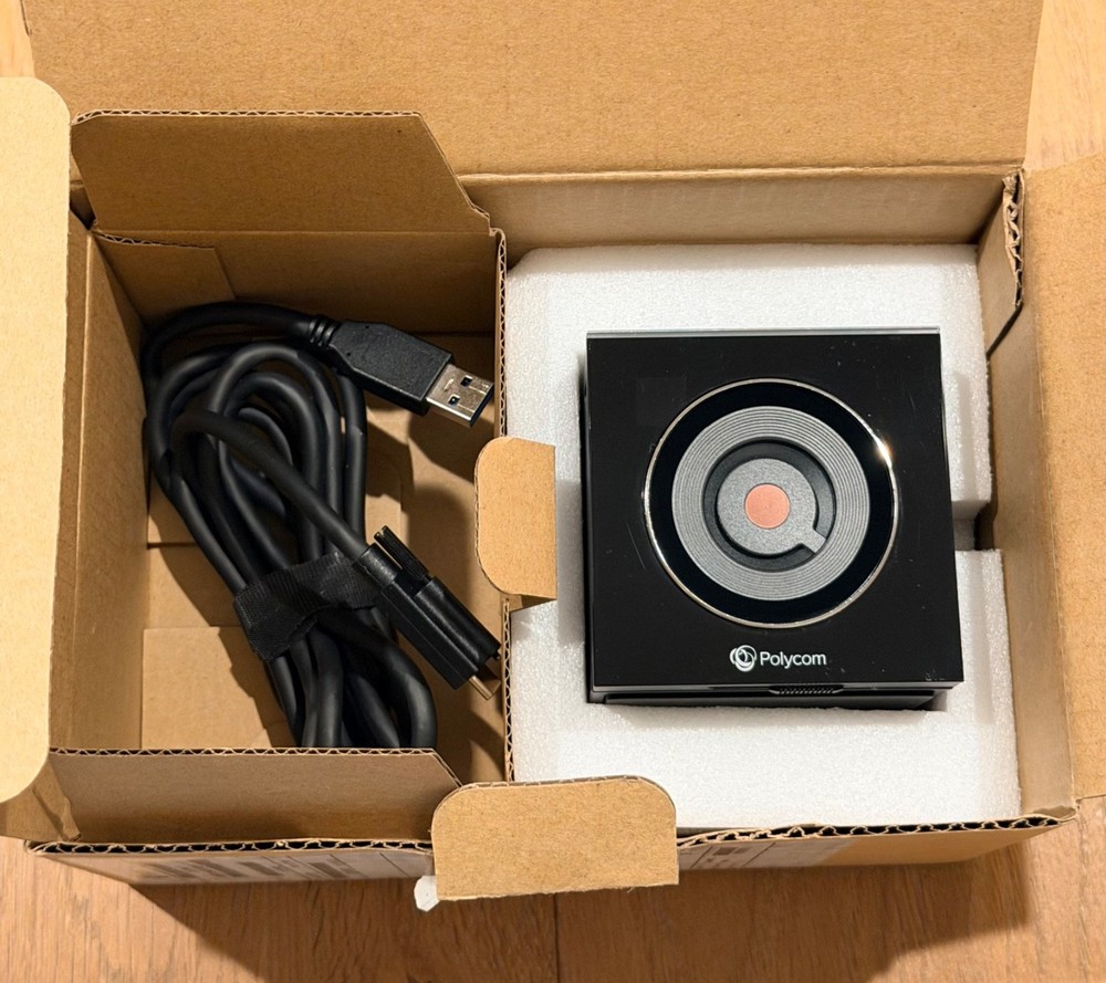 Polycom EagleEye Cube USB Camera P016 HD Conference Webcam Zoom Teams – Open Box