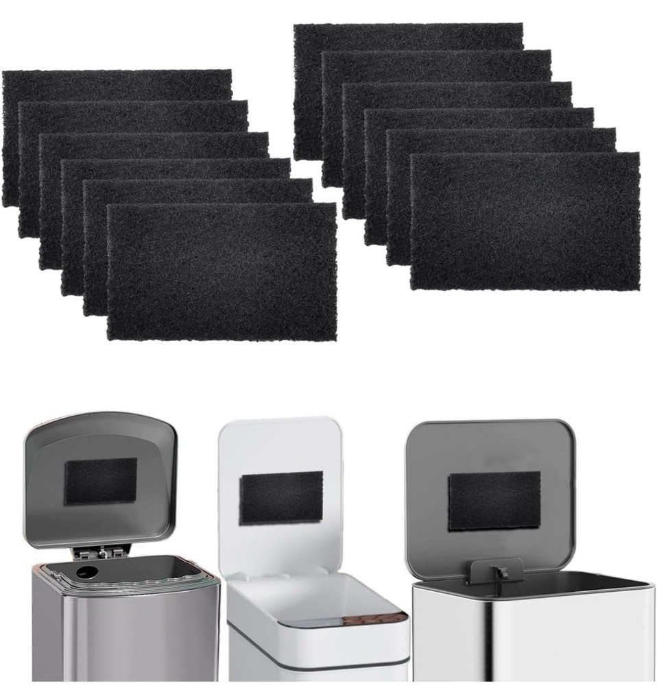 New Universal Compost bin Carbon Odor Control Charcoal Filter X12