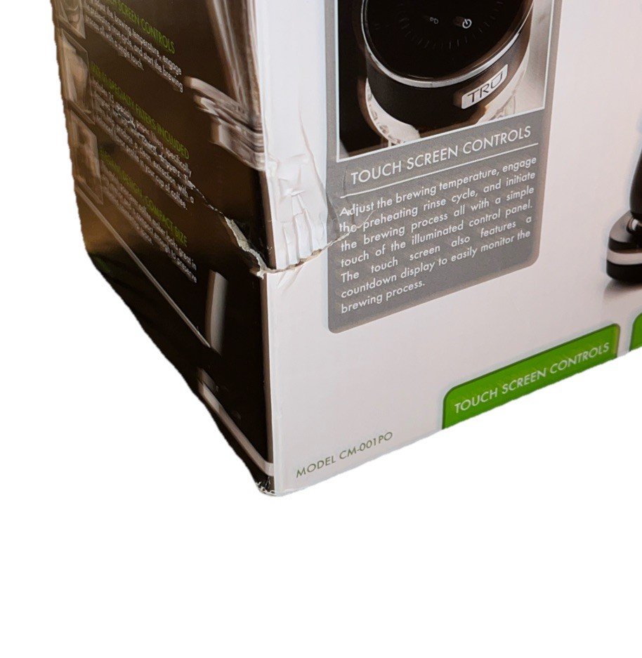 TRU Automatic Pour Over Digital Control Coffee Maker Optimized Brew Program _I2