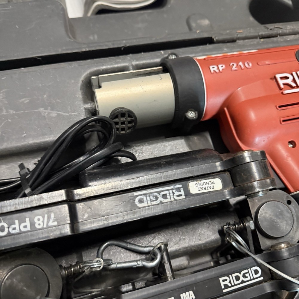 Ridgid compact RP 210 press frame w/ Dies Used