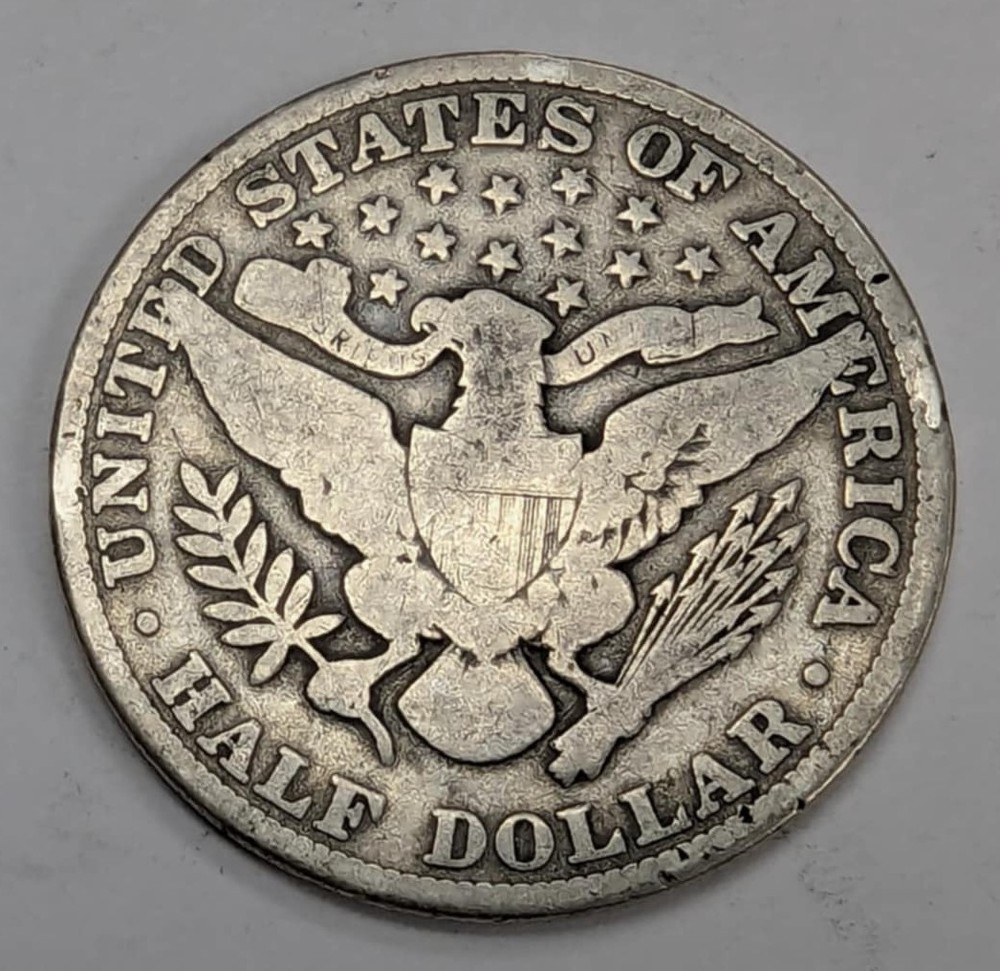 1910 Barber Half Dollar US Coin