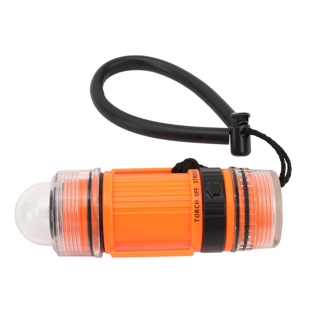 Waterproof Dive Strobe Flashlight High Brightness LED For Underwater Advent RAVV