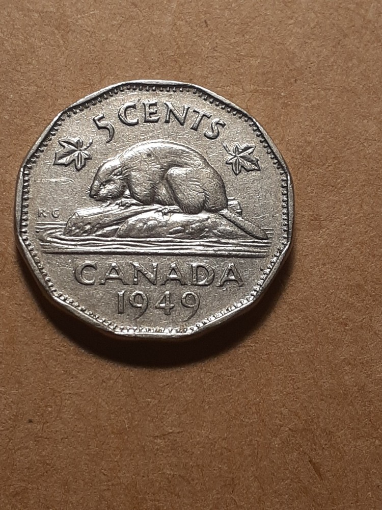 1949 5 CENTS CANADA