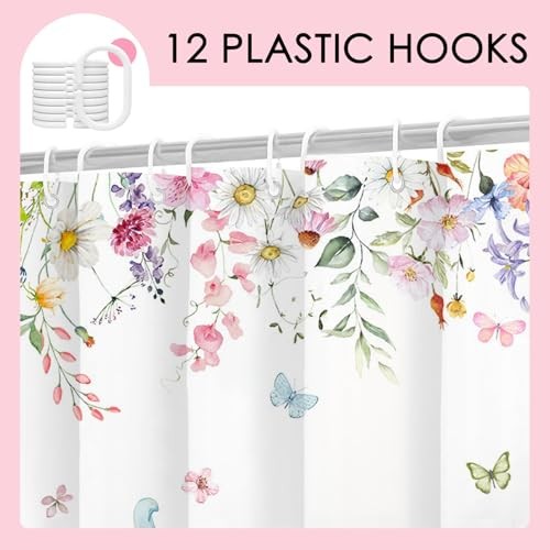 Easter Shower Curtain Easter Shower Curtains for Bathroom 71x71inch Multiple
