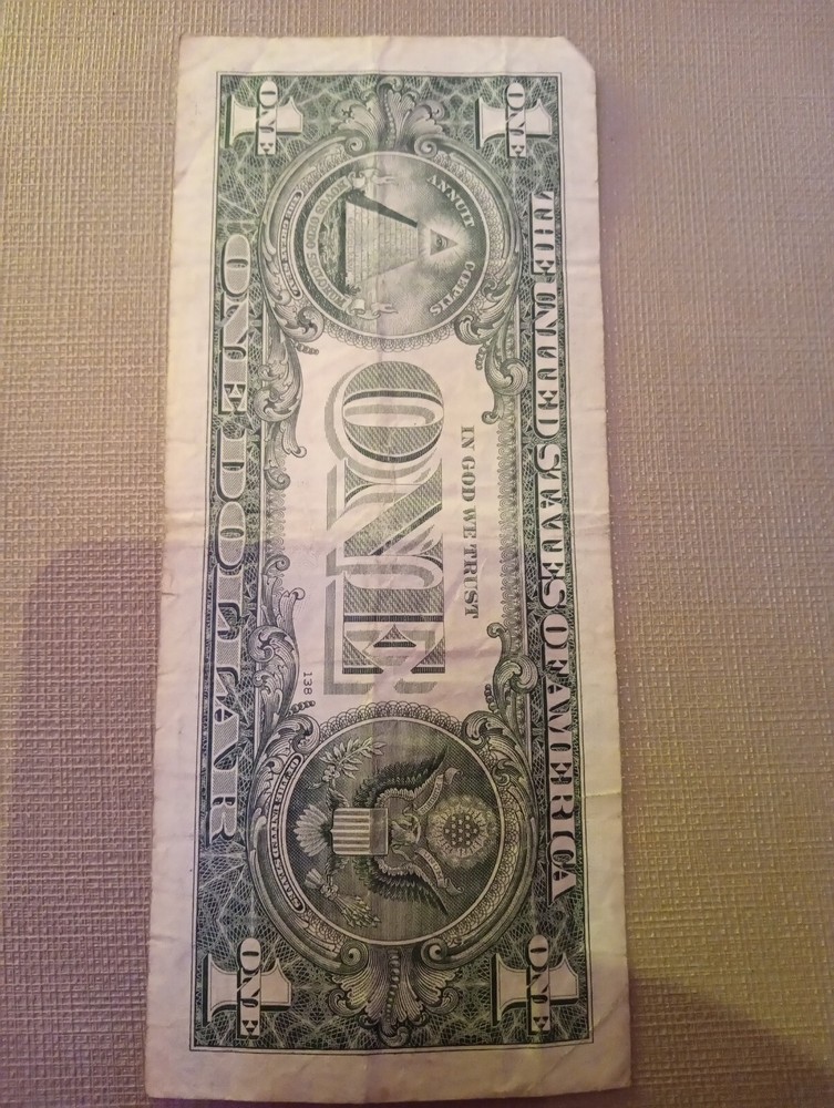 1Dollar Bill ERROR!! ERROR!!! 2013SERIES ( On Sale Hurry Up!!!)