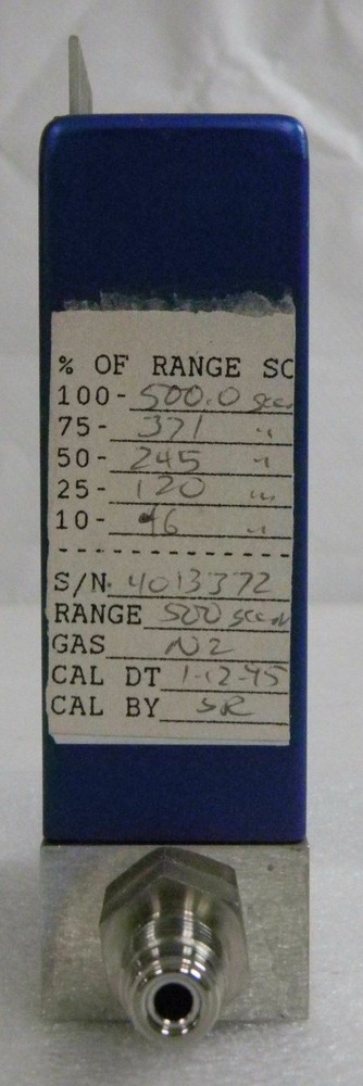 Precision Flow Devices 401, Mass Flow Controller, Gas- N2, Range- 500 SCCM, VCR