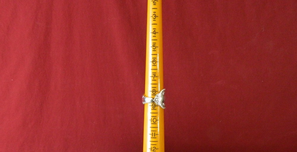 5 Silver Plated Spoon Rings Size 7 - 8 - 9 - A