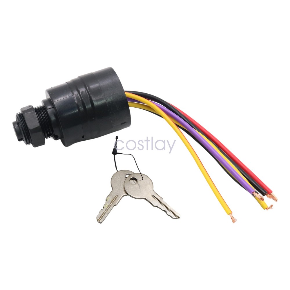 Fit For Mercury ship Start key switch engines with six wires cold start function