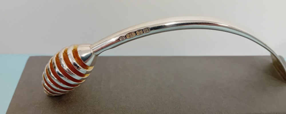 Adam Veevers - Original Solid Silver Honey Spoon/Dipper/Drizzler - 2018 - BNIB