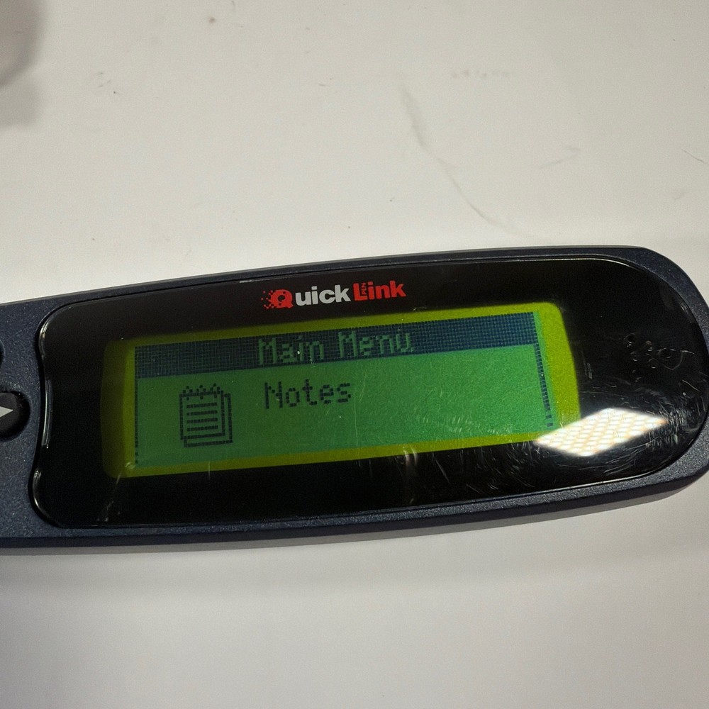 WizCom QuickLink Pen Handheld OCR Text Scanner Blue