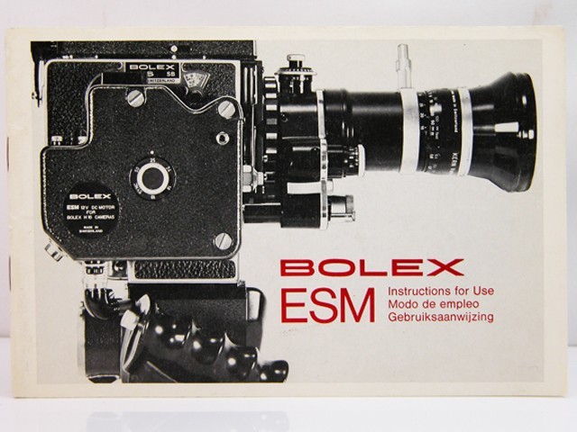 Factory BOLEX ESM Motor INSTRUCTION MANUAL Original Nice!