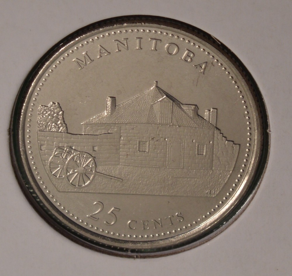 1992 Provincial Commemorative Series - 25￠ - Manitoba  🇨🇦