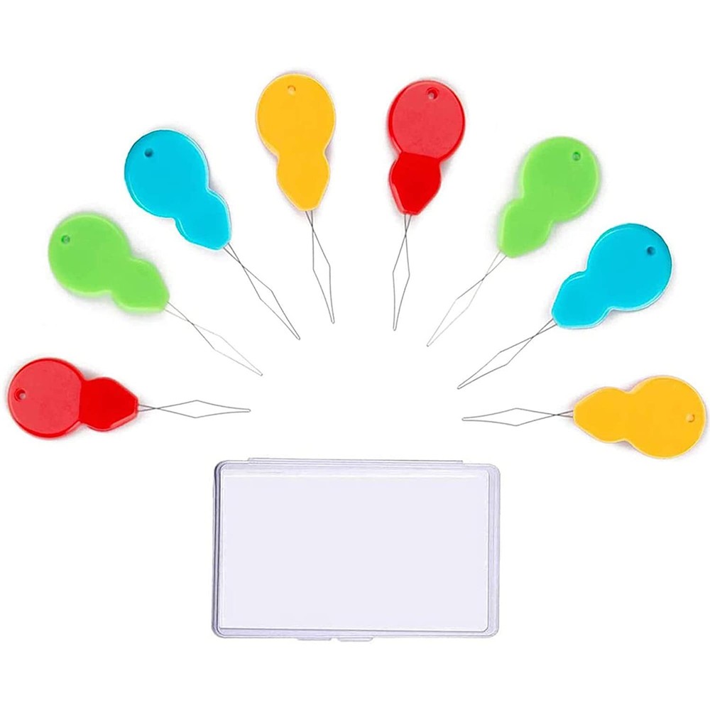 30 Pcs Needle Threader Wire Loop Tool for Hand Sewing Crafting Knitting