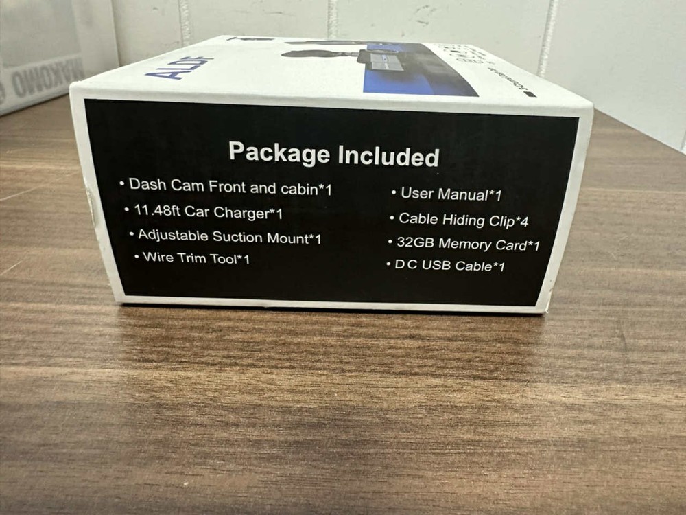 ALDF 3 Channel Dash Camera Mint