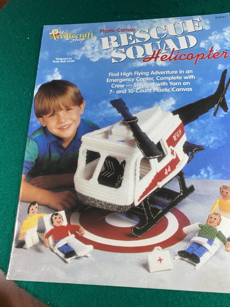 Plastic Canvas Emergency Helicopter And Ambulance Patterns
