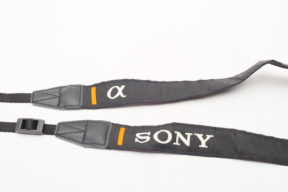 Sony E Mirrorless+ A Alpha Camera 1.25" Black Shoulder/Neck Strap++Genuine+GREAT