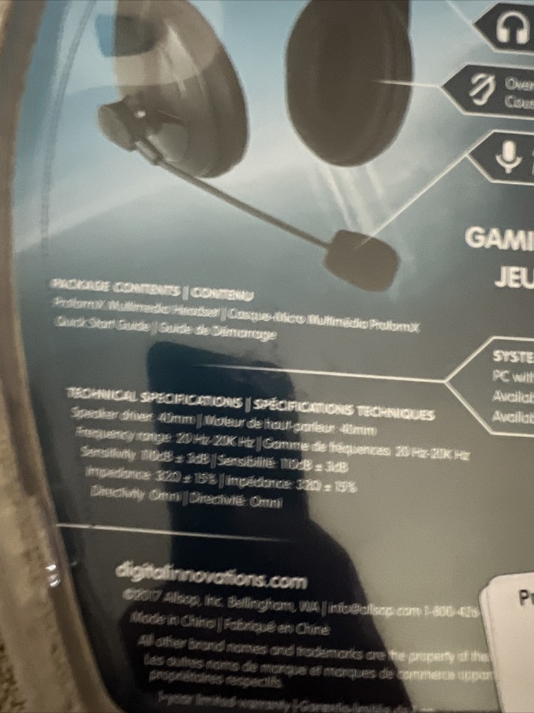 New ProFormX multimedia headset with microphone