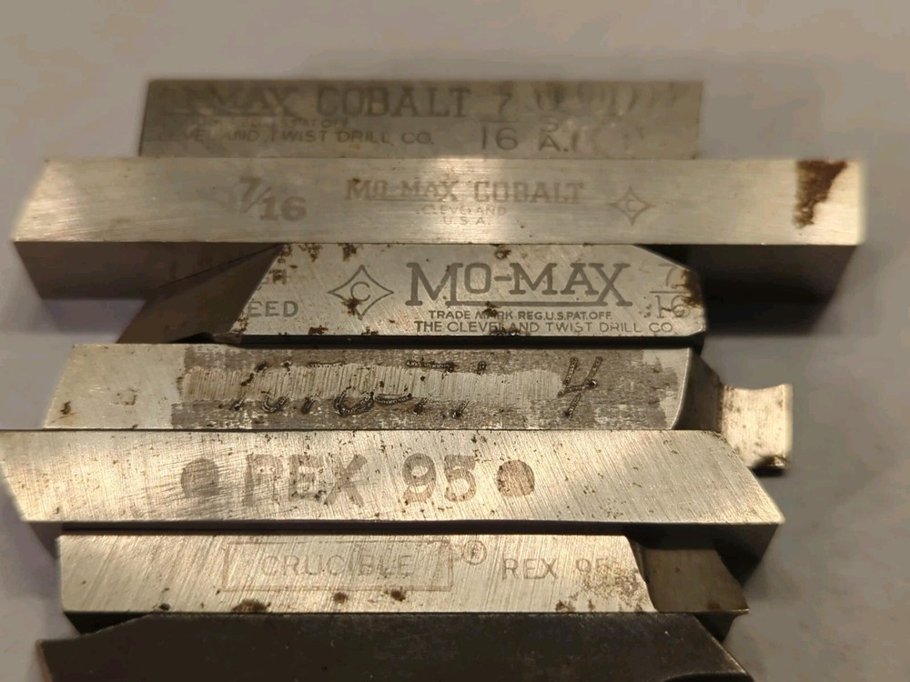 MO-MAX REX GORHAM Lathe Bits Lot Different Sizes Used