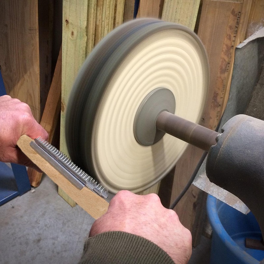 Buffer Wheel Rake, Polishing Tool with Stainless Steel Rake Teeth Head and