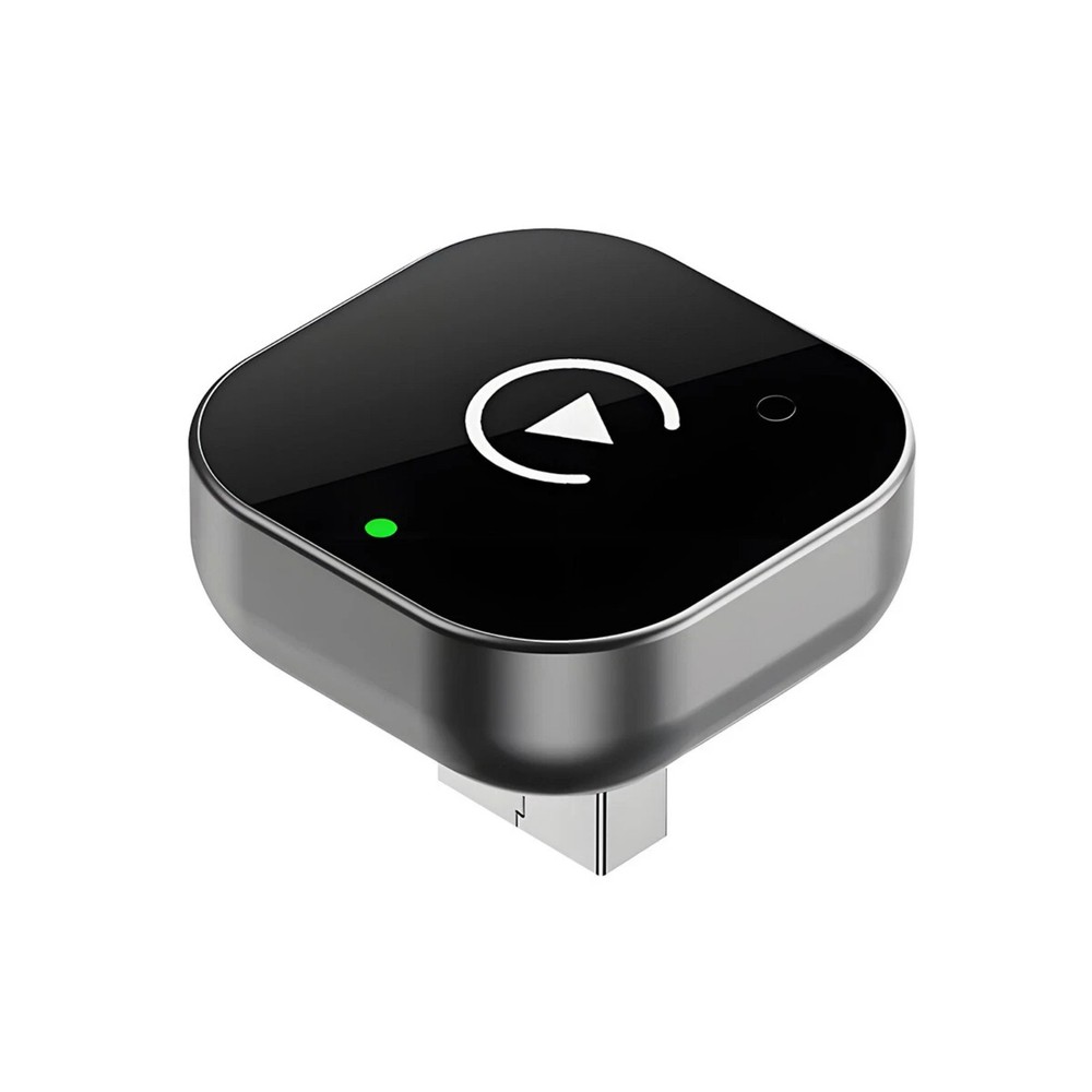 USB CarPlay Wireless Adapter 2-in-1 for iPhone Android Auto Compact Size Design
