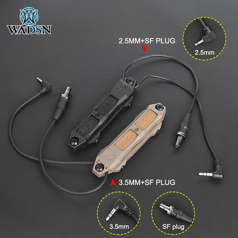 Tactical Pressure Remote Switch Dual Function Button For PEQ DBAL Laser Light