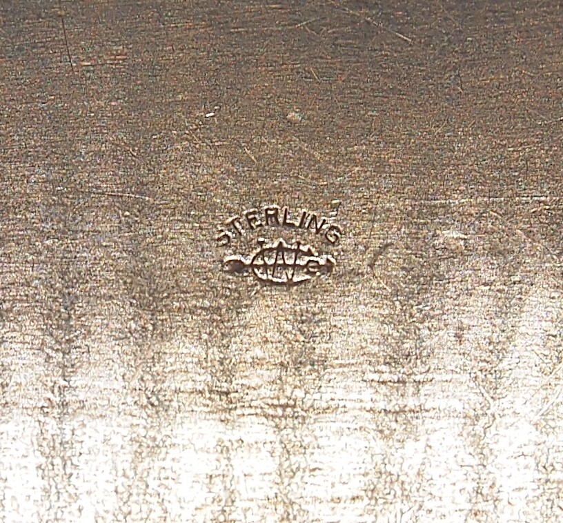 Vintage Webster Sterling Silver Pieced Nut Dish