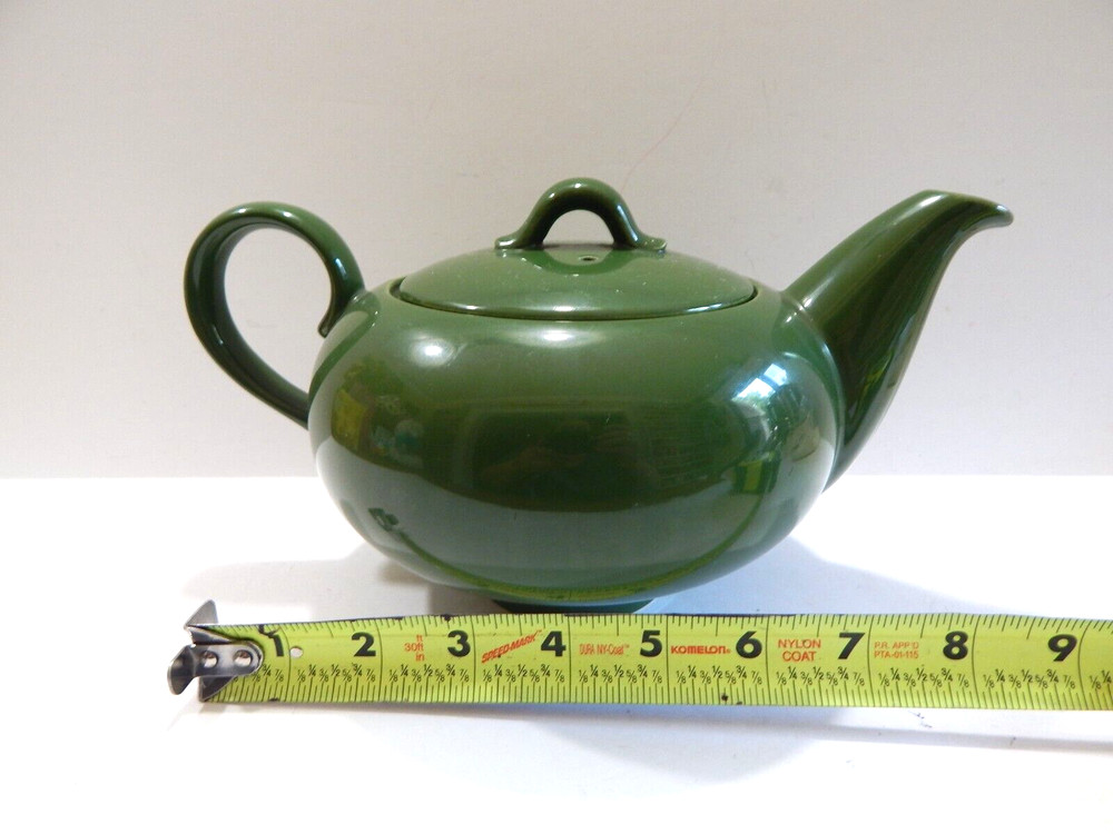 Green Ceramic Coffee Teapot w/ lid