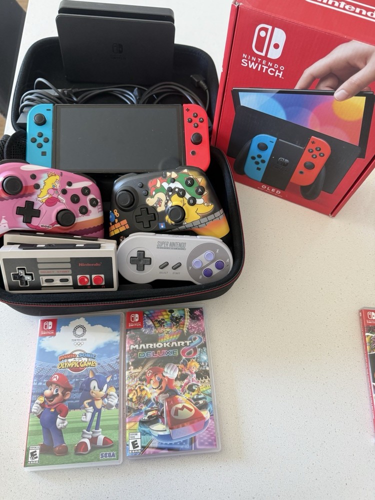 NINTENDO SWITCH MODEL OLED  worth over $ 650