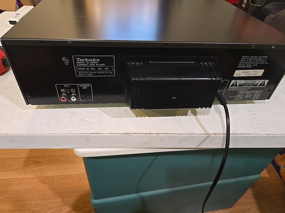 Technics SL-PD847 5 Disc Rotary CD Changer Player (H)