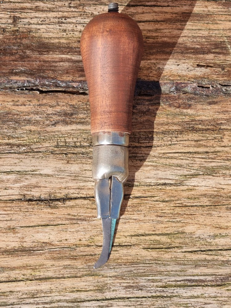 Cobblers Shoemakers Hand Tools Clicker Knife Handle Cut Patterns Designs Shoe