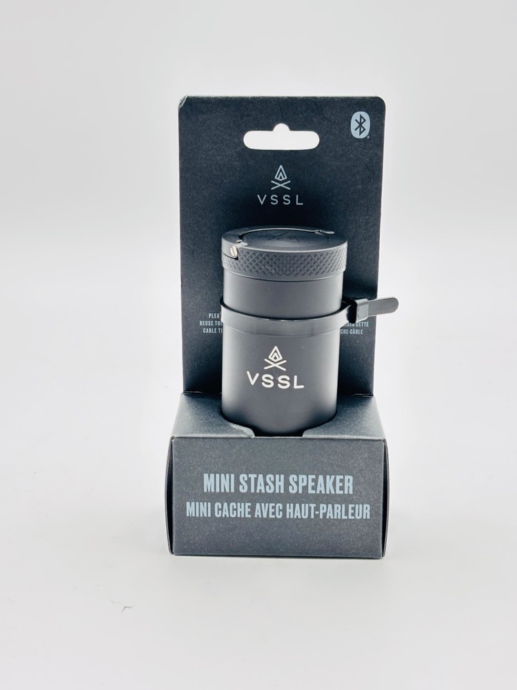 VSSL Mini Stash Bluetooth Speaker – Black – New