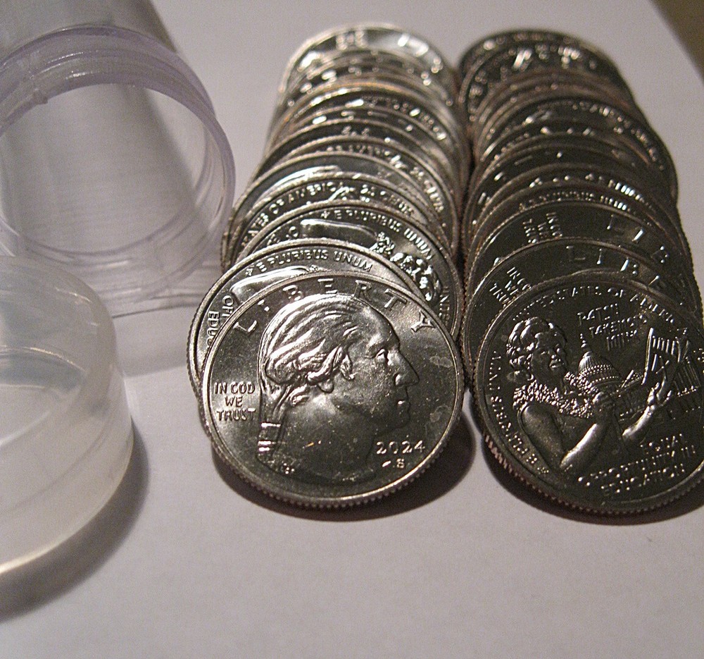 2024 S Patsy Takemoto Mink 25c Quarter 40 Coin Roll Uncirculated