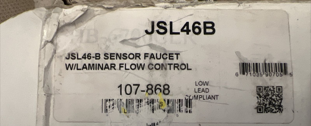Just Manufacturing JSL46B Faucet *SENSOR ONLY*