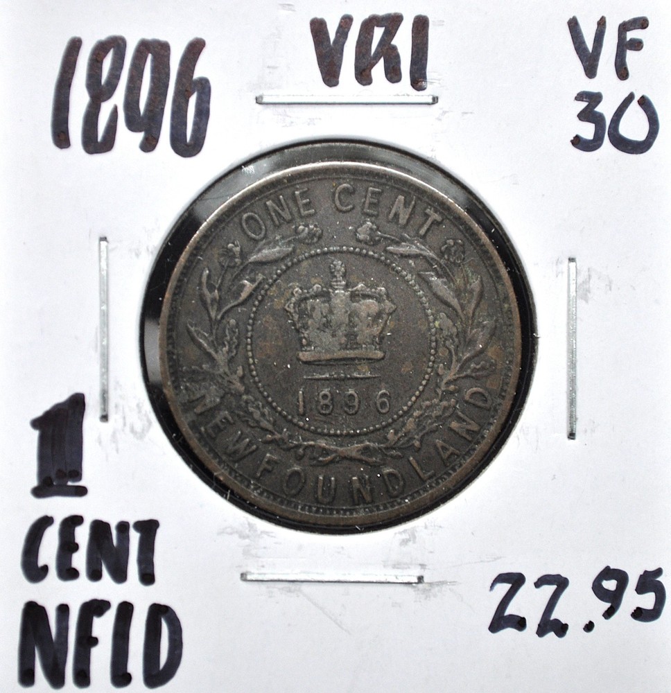1896 Newfoundland One Cent