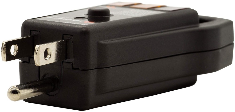 ET100 GFCI Outlet/Receptacle Tester with 5 Visual Indicators