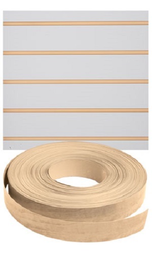 Vinyl Inserts Slatwall Panel Maple Shelving Display 390 Feet Decorative