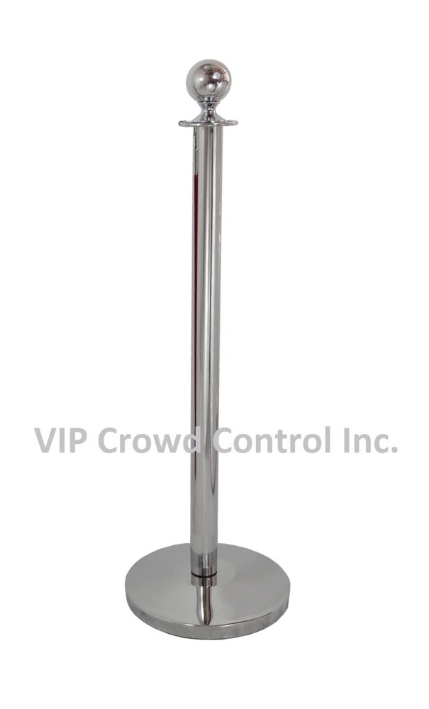 ROPE STANCHION SET, 2 CROWN POSTS, MIRROR S.S & 1 ROPE, DOME