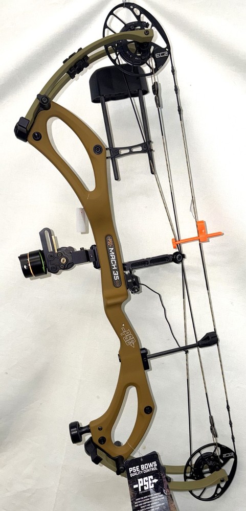 New PSE Mach 35 EC2 RH/60 Clay Brown