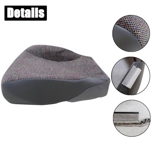 Mist Gray Front Driver Side Bottom Replacement Seat Cover Compatible with