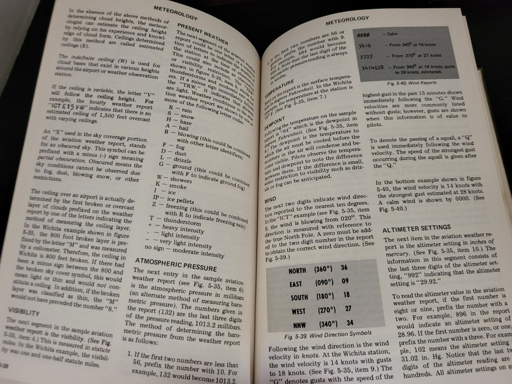 1975 Jeppesen Sanderson Private Pilot Basic Kit Training Course Books Manual