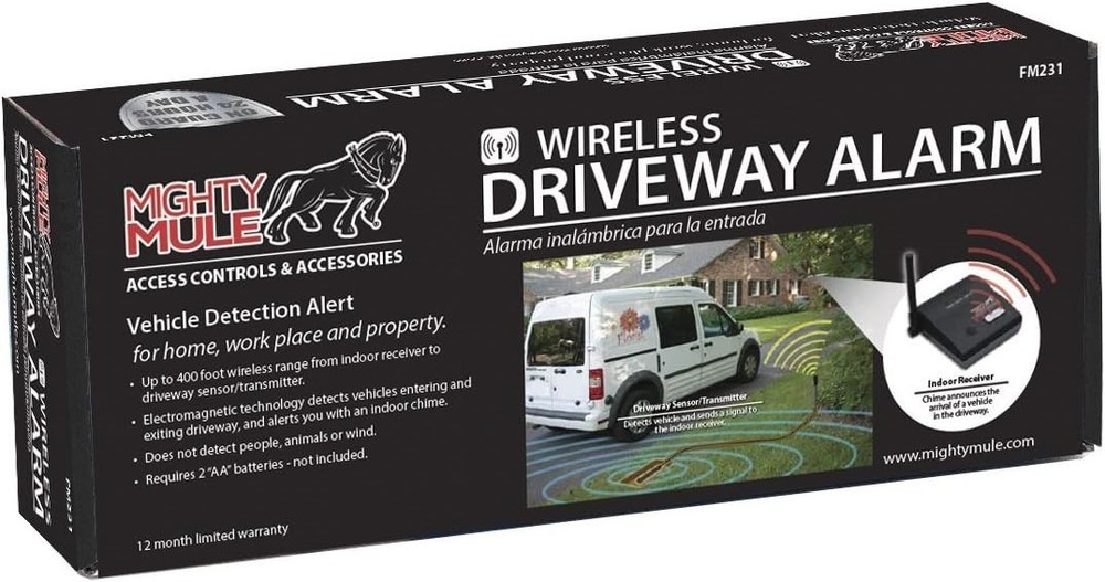 Electromagnetic Driveway Alarm with Indoor Receiver – Expandable Security System