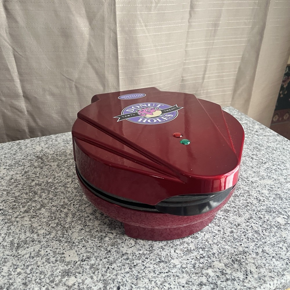 Marvel Groot Waffle Maker & Nostalgia Red Donut Hole Cake Pop Baker Bundle Set