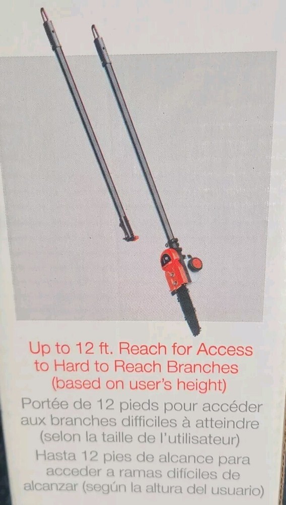 TrimmerPlus PS720 Add-On Pole Saw Attachment (Tool Only) NEW