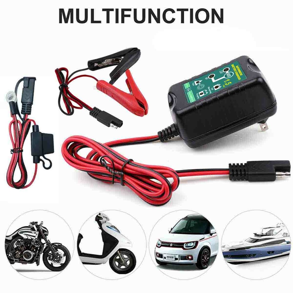 Automatic Smart Battery Charger 12V Portable Car Auto Trickle Maintainer