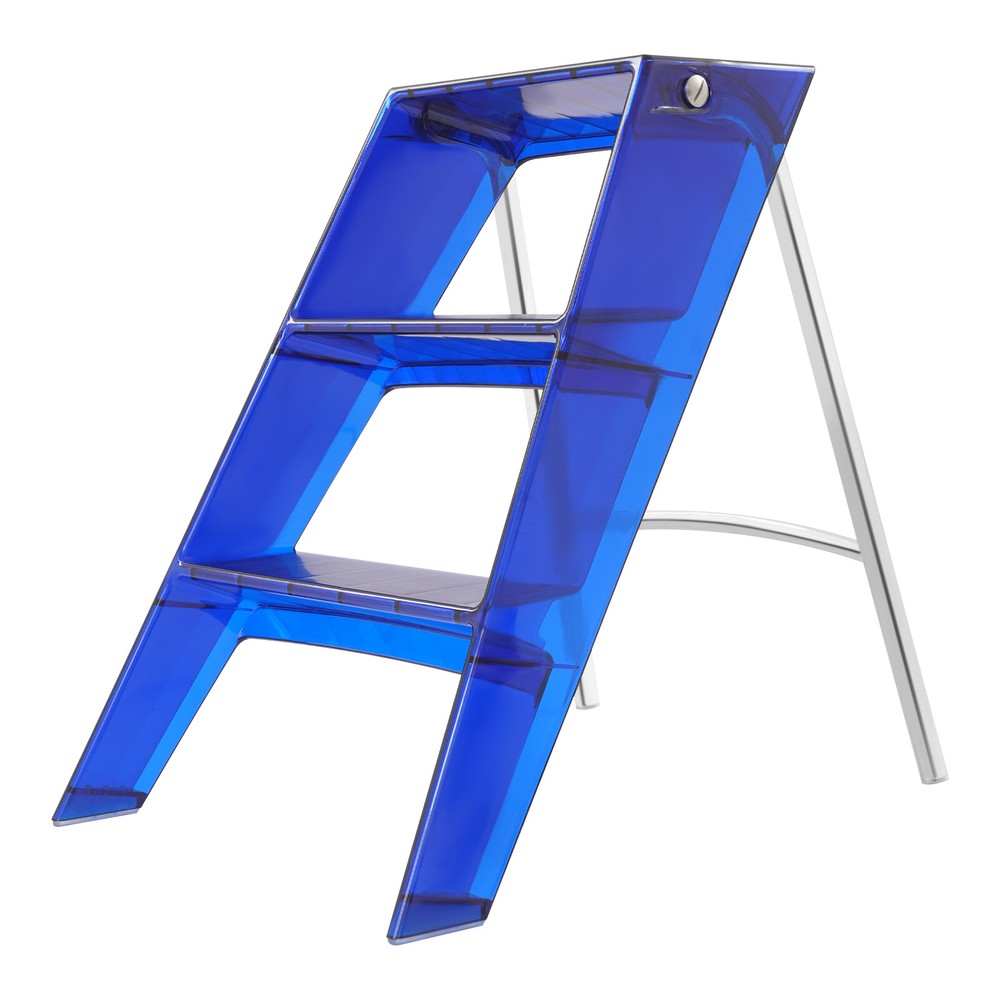 3 Step Ladder Folding Step Stool Modern Folding Step Stool for Adults 44*52*63cm